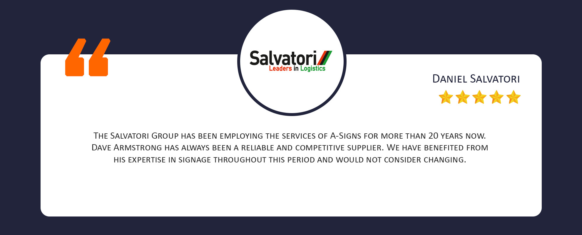 salvatori testi A-Signs and Embroidery
