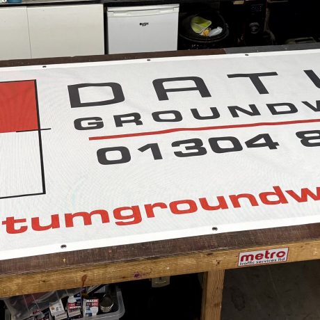 Mesh Banner for Heras Fencing Datum 1 2 COPY 1 A-Signs and Embroidery